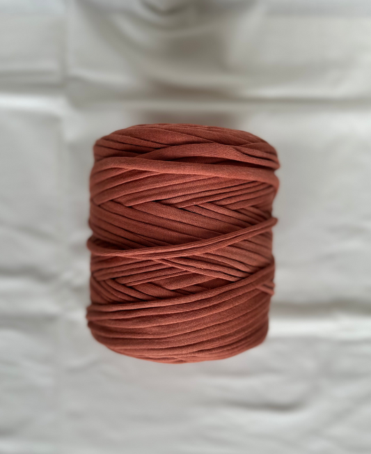 T-shirt Yarn Orange Cuivre