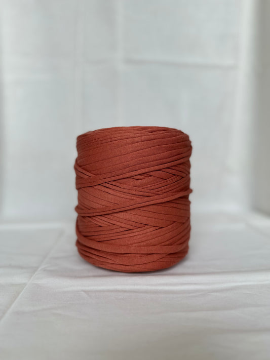 T-shirt Yarn Orange Cuivre