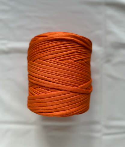 T-shirt Yarn Orange Citrouille